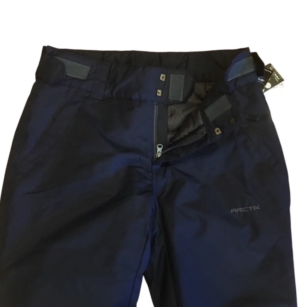 New ARCTIX Insulated Cargo Navy Blue Snow Pants  (28-30W)x 25”L ( Men’s Small )